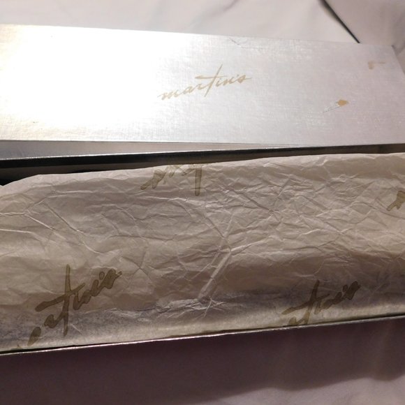 Vintage Martin's Formal Evening Gloves Blue - Picture 5 of 6